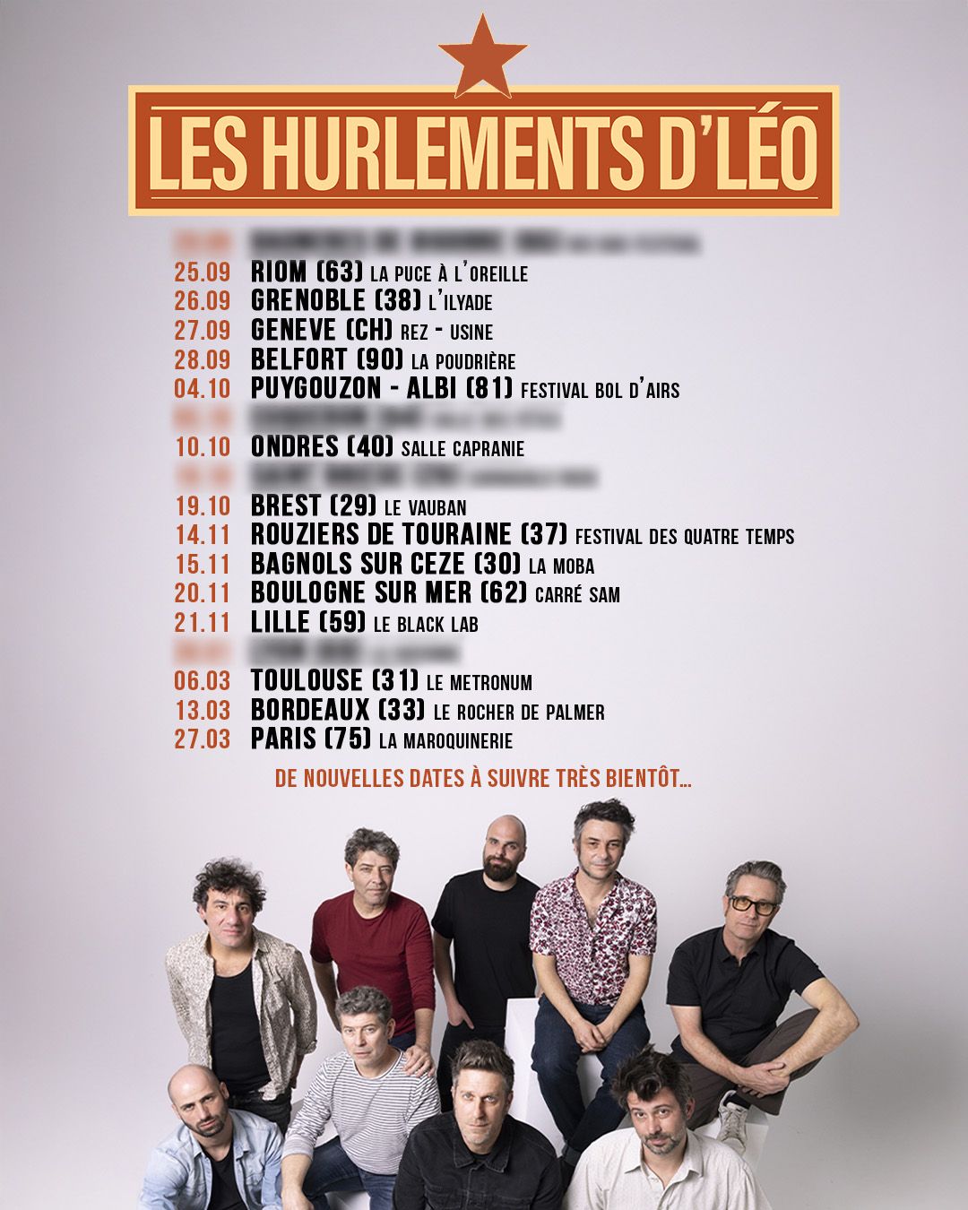 Flyer dates